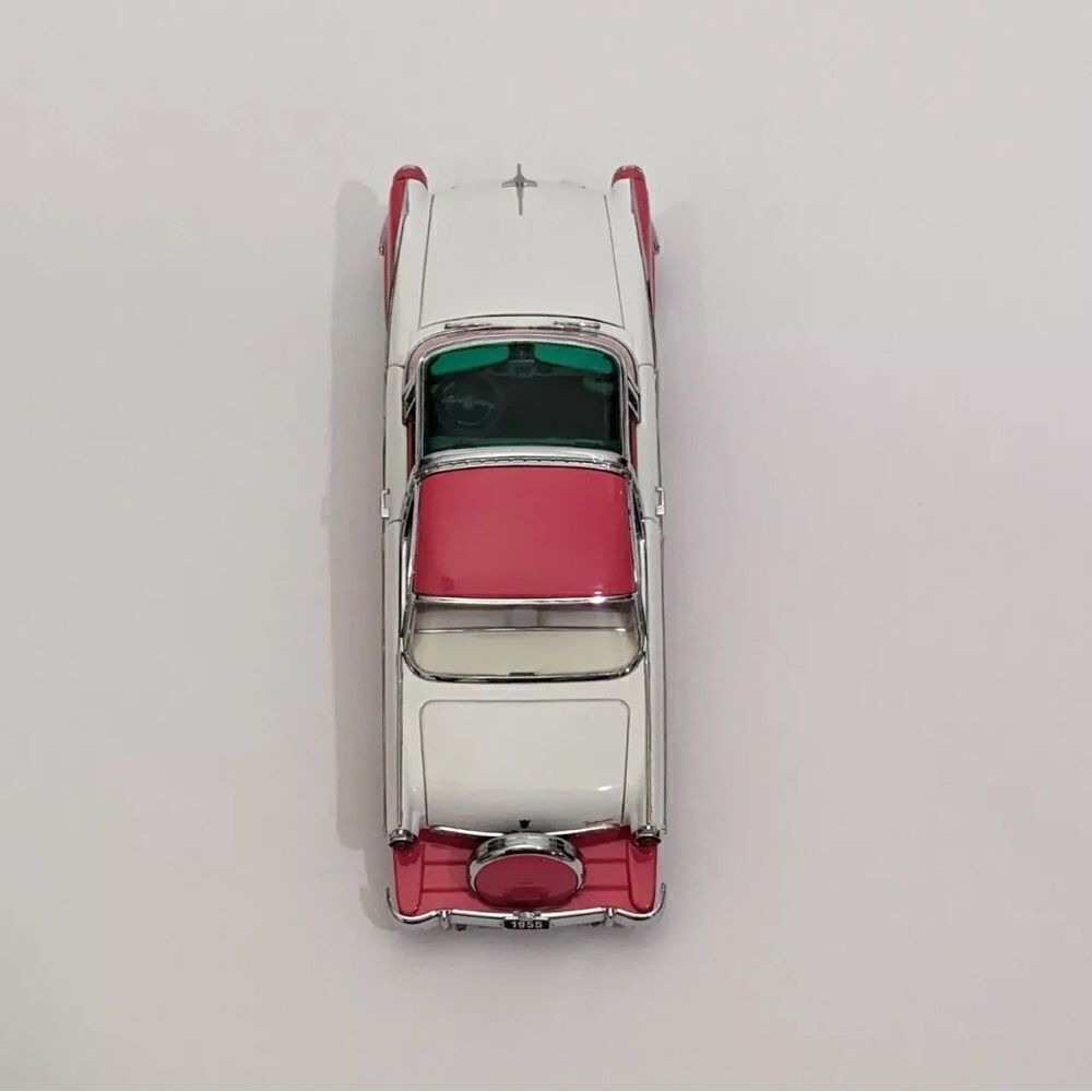1955 Ford Fairlane Pink Crown Victoria Franklin Mint Precision Models 1:24 NIB - Picture 7 of 10